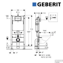 Geberit UP100 Toiletset Compleet | Inbouwreservoir | Rimless Civita Mat Zwart Met Drukplaat -Thuis Badkamer toiletsets geberit up100 tech 206