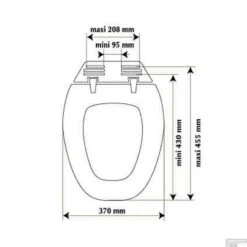 Toiletzitting Allibert Baccara Afklikbaar 37x5,1x45.5 Cm Geperst Hout Wit -Thuis Badkamer toiletzitting allibert baccara afklikbaar wit tech