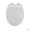 Toiletzitting Allibert Mila Afklikbaar 37,2x5,2x45 Cm Soft-Close Kunststof Wit