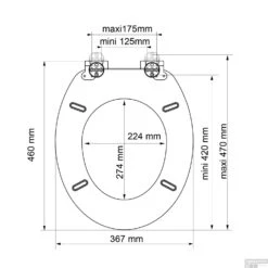 Toiletzitting Allibert Naturo 36,7x5x45 Cm Licht Beton -Thuis Badkamer toiletzitting allibert naturo 36 7x5x45 cm licht beton tec