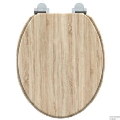 Toiletzitting Allibert Naturo 36,7x5x45 Cm Licht Eiken -Thuis Badkamer toiletzitting allibert naturo 36 7x5x45 cm licht eiken sfeer1