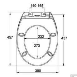 Toiletzitting Allibert System Soft-Close Afklikbaar Glanzend Wit -Thuis Badkamer toiletzitting allibert system glanzend wit tech