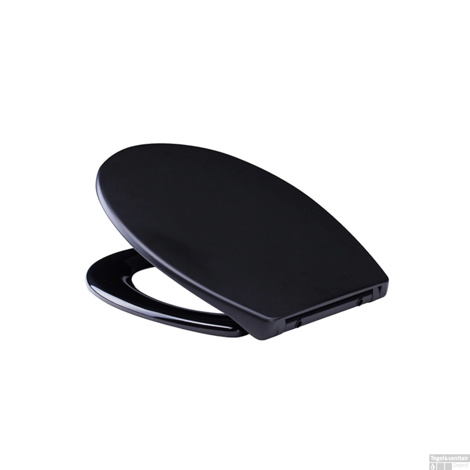 Toiletzitting Boss & Wessing Soft-Close One Touch Zitting Inclusief Deksel Mat Zwart - Afbeelding 3