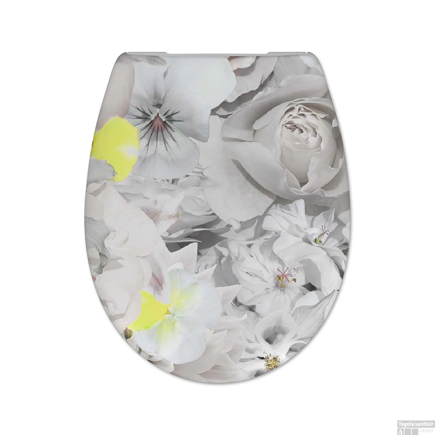 Toiletzitting Cedo Gardeners Bliss Softclose Grijs Geel 1 Toiletzitting Cedo Gardeners Bliss Softclose Grijs Geel