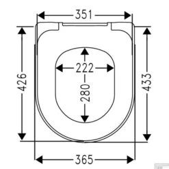 Toiletzitting Cedo Solla Softclose Wit -Thuis Badkamer toiletzitting cedo solla softclose wit tech