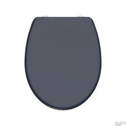 Toiletzitting Schutte Anthrazit Duroplast Met Soft Close En Quick Release Gelakt Antraciet -Thuis Badkamer toiletzitting schutte anthrazit duroplast met soft close en quick release gelakt antraciet sfeer
