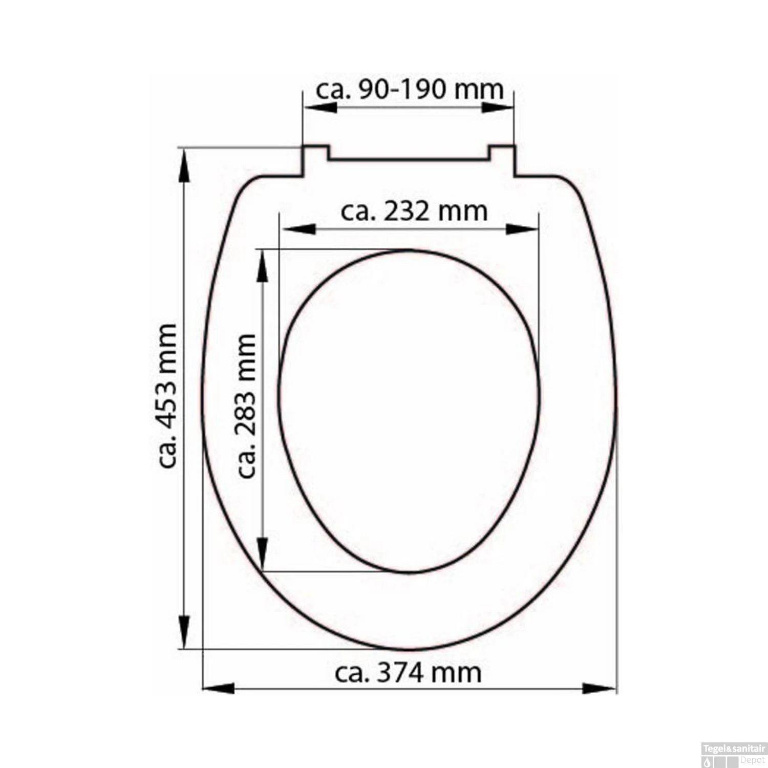 Toiletzitting Schutte Anthrazit Duroplast Met Soft Close En Quick Release Gelakt Antraciet - Afbeelding 7