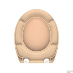 Toiletzitting Schutte Beige Duroplast Met Soft Close En Quick Release Gelakt Beige -Thuis Badkamer toiletzitting schutte beige duroplast met soft close en quick release beige sfeer4