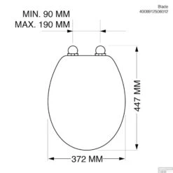 Toiletzitting Tiger Blade Duroplast Softclose Wit 20 Toiletzitting Tiger Blade Duroplast Softclose Wit -Thuis Badkamer toiletzitting tiger blade duroplast softclose wit tech 1