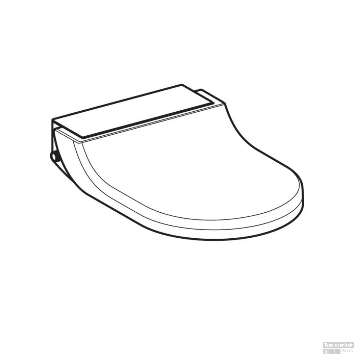 Toiletzitting Met Onderdouche Geberit AquaClean Tuma Classic Alpien Wit 2 Toiletzitting Met Onderdouche Geberit AquaClean Tuma Classic Alpien Wit - Afbeelding 2