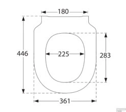 Toiletzitting Villeroy & Boch Subway 3.0 43.8x37.4x4.2 Cm Stone White -Thuis Badkamer toiletzitting villeroy boch subway 3.0 43.8x37.4x4.2 cm stone white sfeer2