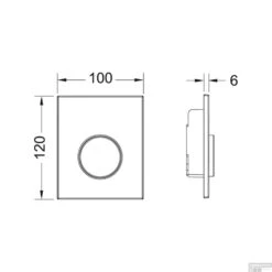 Urinoir Inbouw Set TECE Loop Tbv Urinoir Met Achteringang -Thuis Badkamer urinoir inbouw set tece loop solid tbv urinoir met achteringang tech
