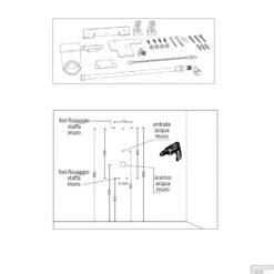 Urinoir Set Salenzi Hung Achterinlaat Mat Zwart Met TECE Drukplaat Elektronisch Adaptor 13 Urinoir Set Salenzi Hung Achterinlaat Mat Zwart Met TECE Drukplaat Elektronisch Adaptor -Thuis Badkamer urinoir salenzi mat wit tech1 7 1