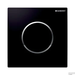 Urinoirstuursysteem Geberit Sigma 10 Pneumatische Bediening Zwart/Chroom