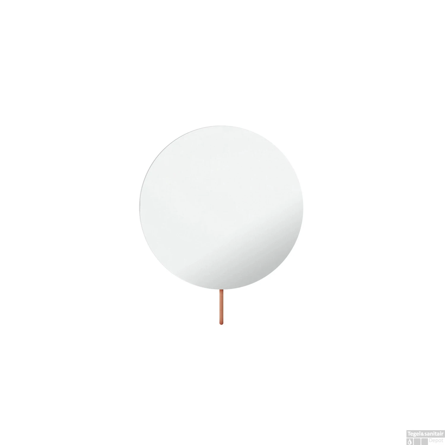 Vergrotingsspiegel Hotbath Cobber Wandmontage Draaibaar 20 Cm Geborsteld Koper