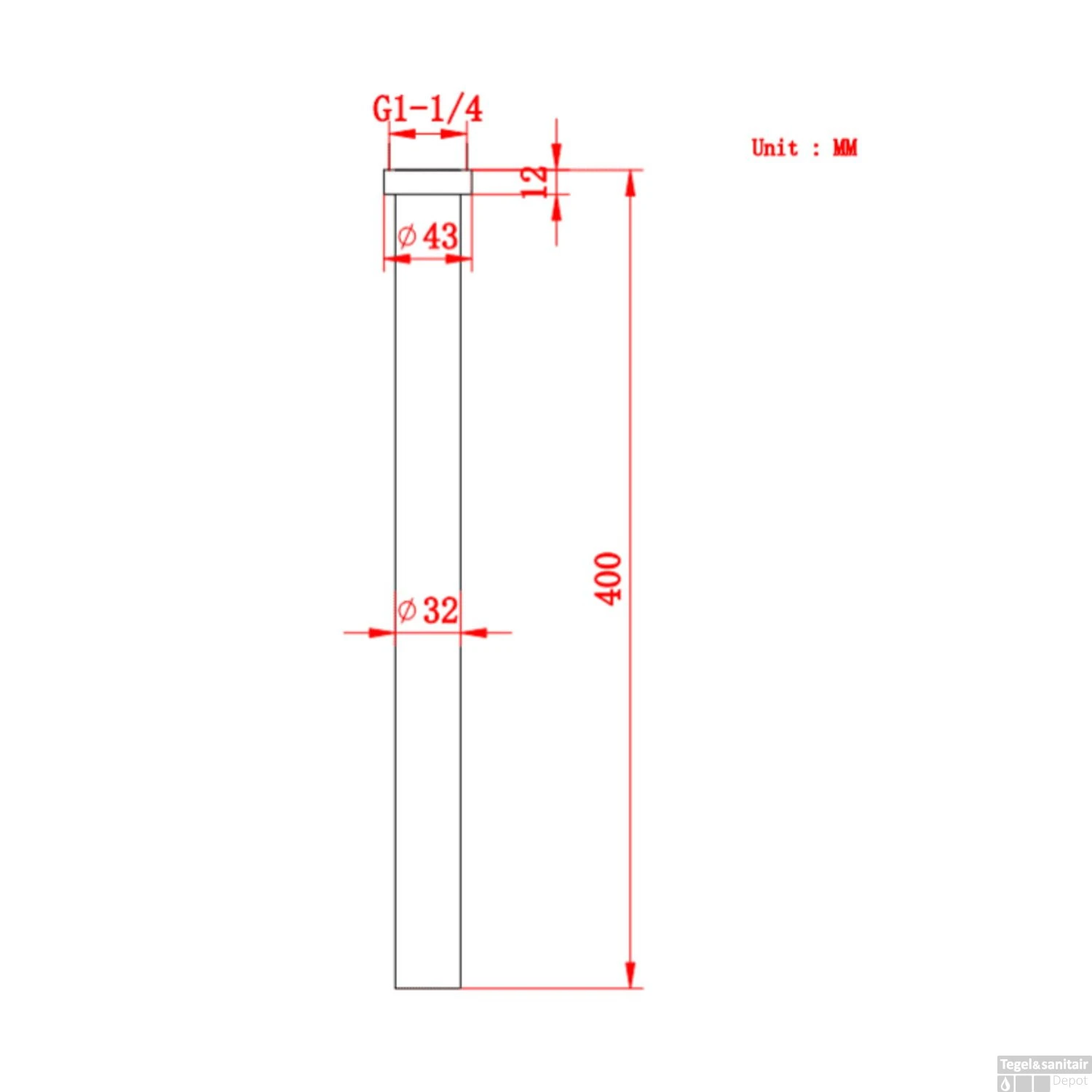 Verlengbuis Voor Sifon Boss & Wessing Nero 40 Cm Mat Zwart 4 Verlengbuis Voor Sifon Boss & Wessing Nero 40 Cm Mat Zwart - Afbeelding 4