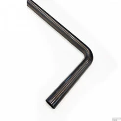 Vloerbuis BWS 75x22 Cm RVS Black Chrome -Thuis Badkamer vloerbuis wiesbaden 75x22 cm rvs black chrome 1