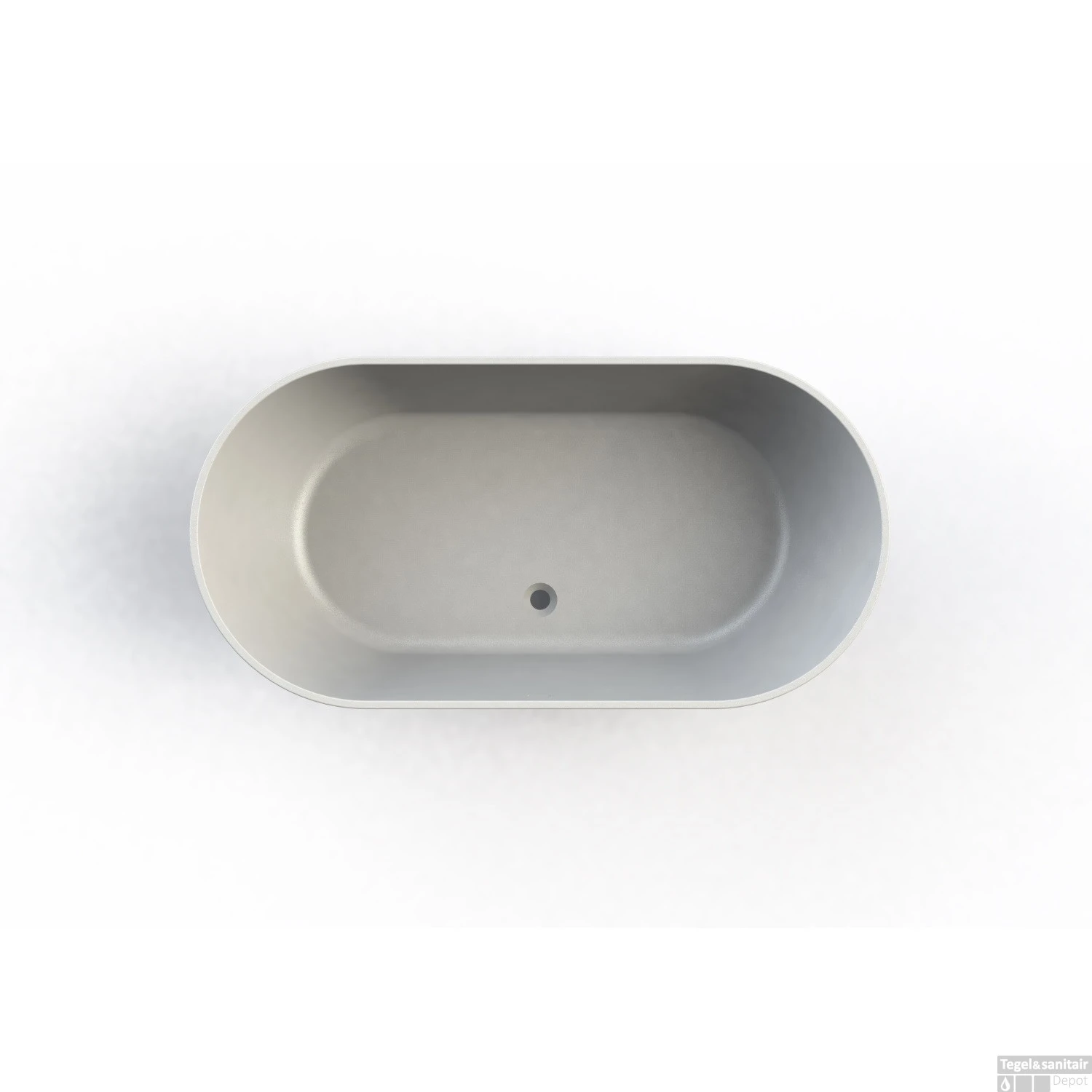 Vrijstaand Bad Arcqua Cusco Cast Marble 175x85x55 Cm Mat Wit 2 Vrijstaand Bad Arcqua Cusco Cast Marble 175x85x55 Cm Mat Wit - Afbeelding 2