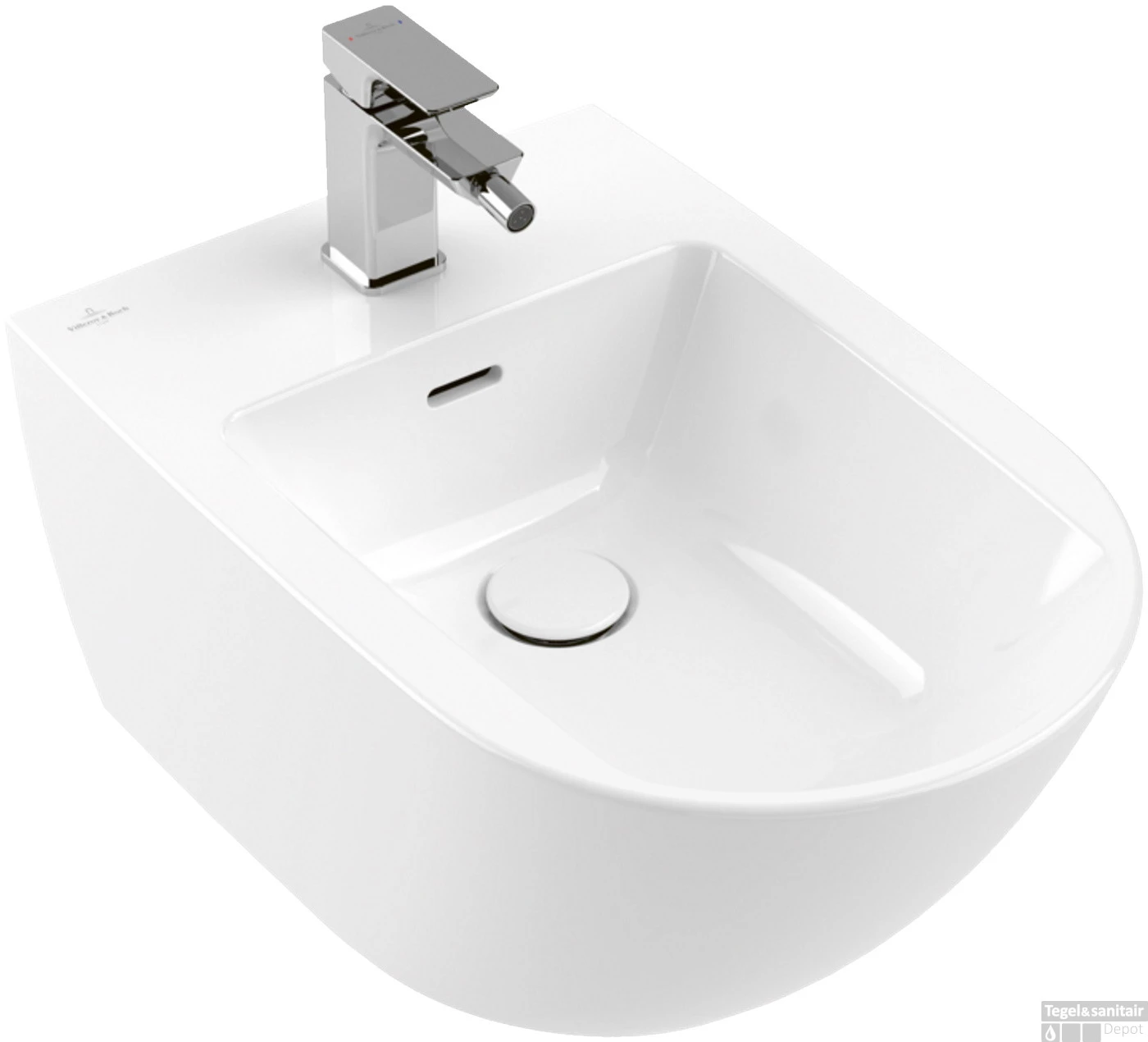 Wandbidet Villeroy & Boch Subway 3.0 56x37.5x27cm Wit Alpin