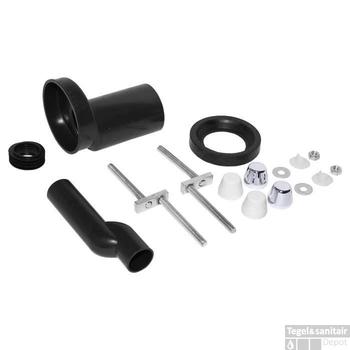 Wandcloset Verhoogset Tbv Inbouwreservoir Compleet 2 Wandcloset Verhoogset Tbv Inbouwreservoir Compleet - Afbeelding 2