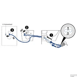 Wandcloset Boss & Wessing Randloos 53 Cm Met Bidetfunctie Mat Zwart -Thuis Badkamer wandcloset boss wessing randloos 53 cm met ingebouwde bidetkraan mat zwart 3