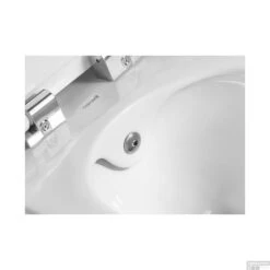 Wandcloset Boss & Wessing Freedom Randloos Met Bidetkraan Koudwater Wit (Excl. Zitting) -Thuis Badkamer wandcloset creavit free met bidet rimfree wit keramiek excl. zitting detail2