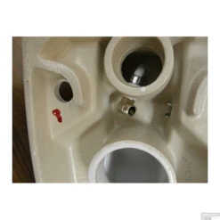 Wandcloset Boss & Wessing Freedom Randloos Met Bidetkraan Koudwater Wit (Excl. Zitting) -Thuis Badkamer wandcloset creavit free met bidet rimfree wit keramiek excl. zitting onderaknt