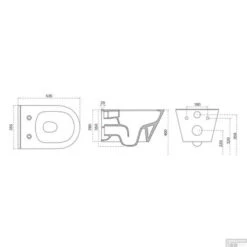 Wandcloset Rimless Space Boss & Wessing Mat Grijs -Thuis Badkamer wandcloset rimless space boss wessing mat grijs tech