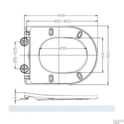 Wandcloset Wiesbaden Vesta Junior Diepspoel Randloos Wit (Inclusief Flatline Zitting Wit) -Thuis Badkamer wandcloset wiesbaden vesta junior diepspoel rimfree mat wit inclusief flatline zitting mat zwart tech zitting 1