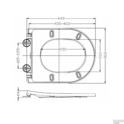 Wandcloset Wiesbaden Vesta Rimless + Zitting Shade Wit -Thuis Badkamer wandcloset wiesbaden vesta rimless zitting shade wit tech