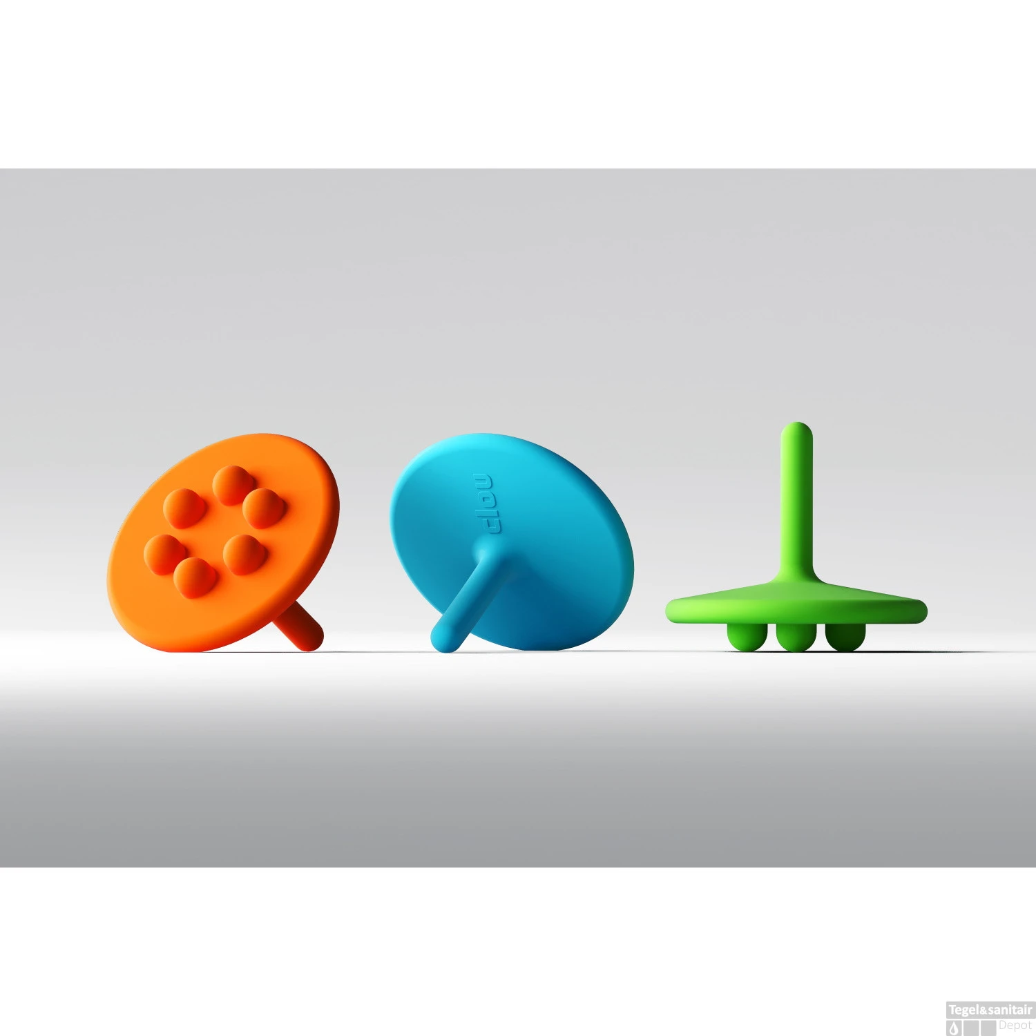 Clou Waterstop Mini Wash Me Siliconen Groen 3 Clou Waterstop Mini Wash Me Siliconen Groen - Afbeelding 3