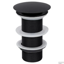 Wastafel Afvoerplug Differnz Always Open 10 Cm Mat Zwart