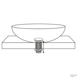 Wastafel Afvoerplug Differnz Always Open 10 Cm Mat Zwart -Thuis Badkamer wastafel afvoerplug differnz always open 10 cm mat zwart tech2