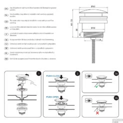 Wastafel Afvoerplug Differnz Pop Up 7 Cm Mat Chroom 5 Wastafel Afvoerplug Differnz Pop Up 7 Cm Mat Chroom -Thuis Badkamer wastafel afvoerplug differnz pop up 7 cm mat chroom detail
