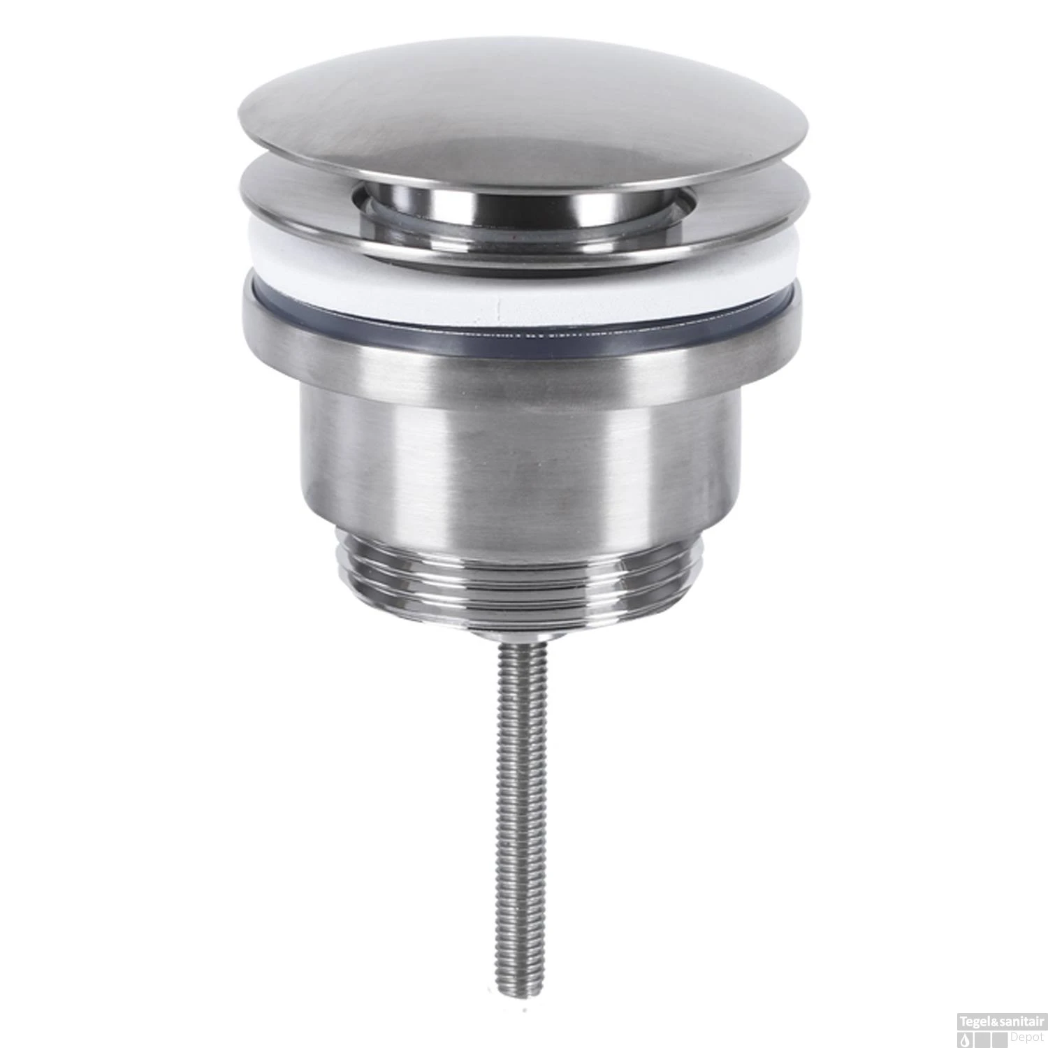 Wastafel Afvoerplug Differnz Pop Up 7 Cm Mat Chroom 1 Wastafel Afvoerplug Differnz Pop Up 7 Cm Mat Chroom