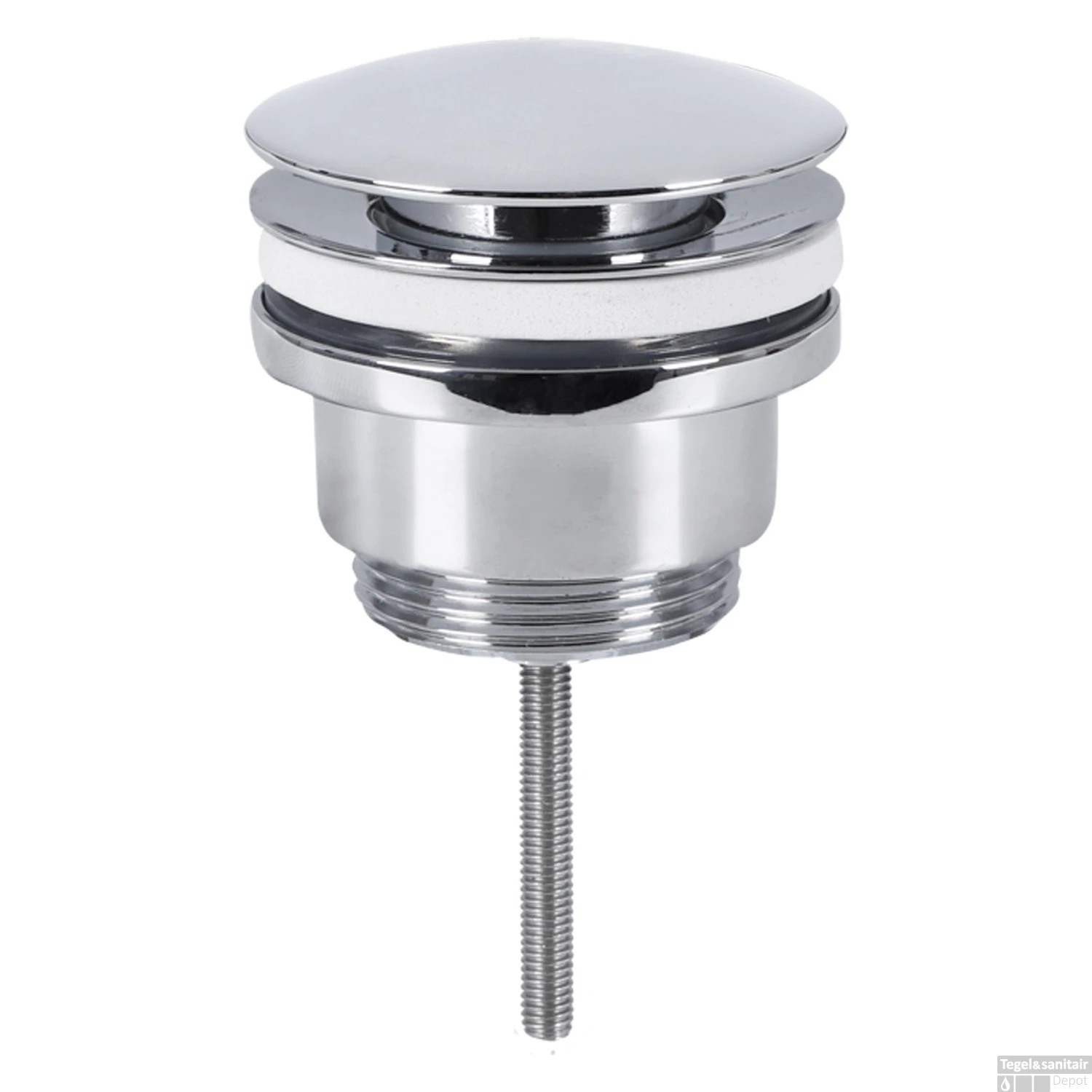 Wastafel Afvoerplug Differnz Pop Up 7 Cm Chroom