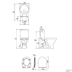 Wc-pack Staand Allibert Flexo Horizontale Afvoer Wit 7 Wc-pack Staand Allibert Flexo Horizontale Afvoer Wit -Thuis Badkamer wc pack staand allibert flexo horizontale afvoer wit tech