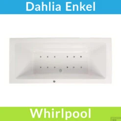 Whirlpool Boss & Wessing Dahlia Jetline 180x80 Cm Bodem Luchtsysteem Geborsteld RVS