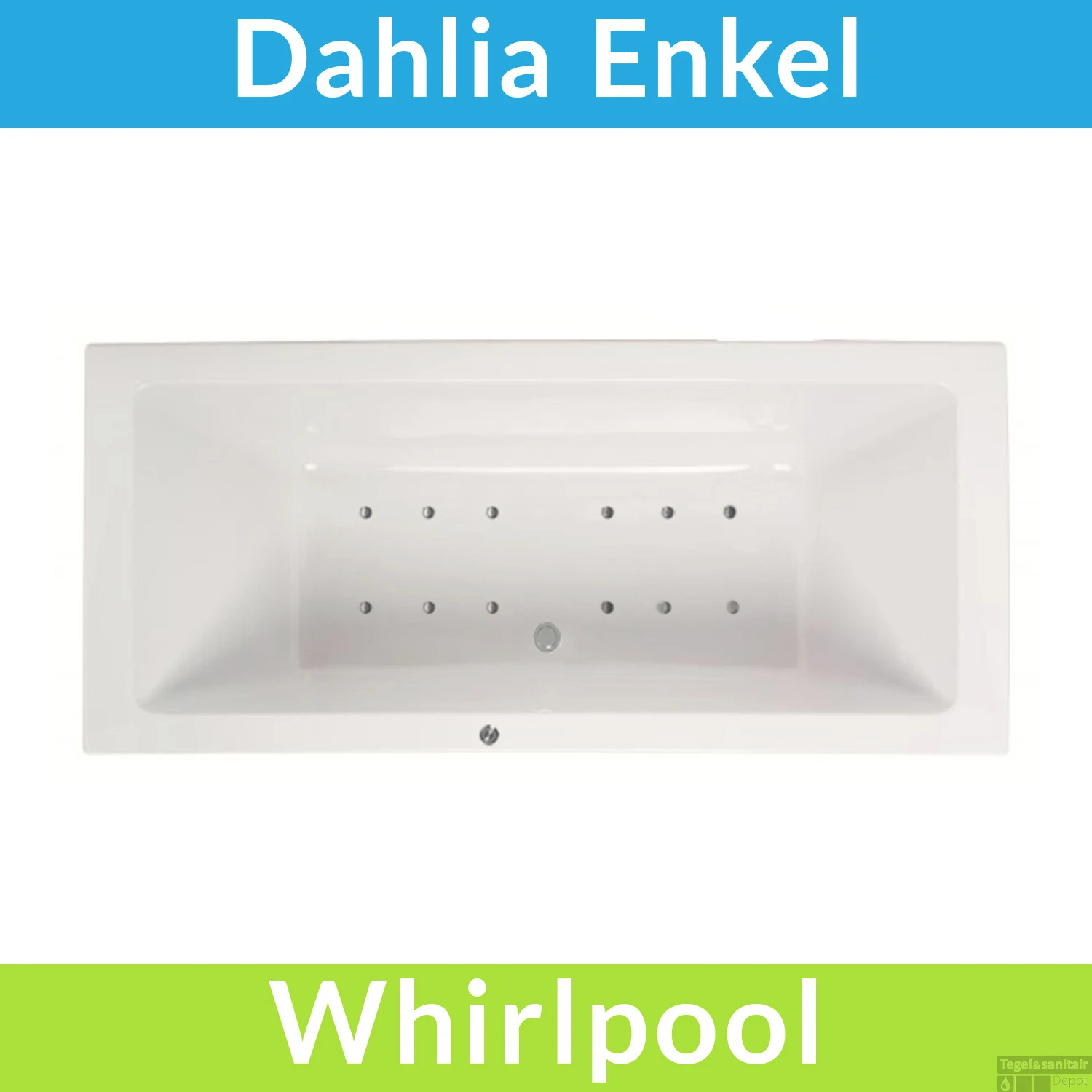 Whirlpool Boss & Wessing Dahlia Jetline 180x80 Cm Bodem Luchtsysteem Geborsteld RVS 1 Whirlpool Boss & Wessing Dahlia Jetline 180x80 Cm Bodem Luchtsysteem Geborsteld RVS