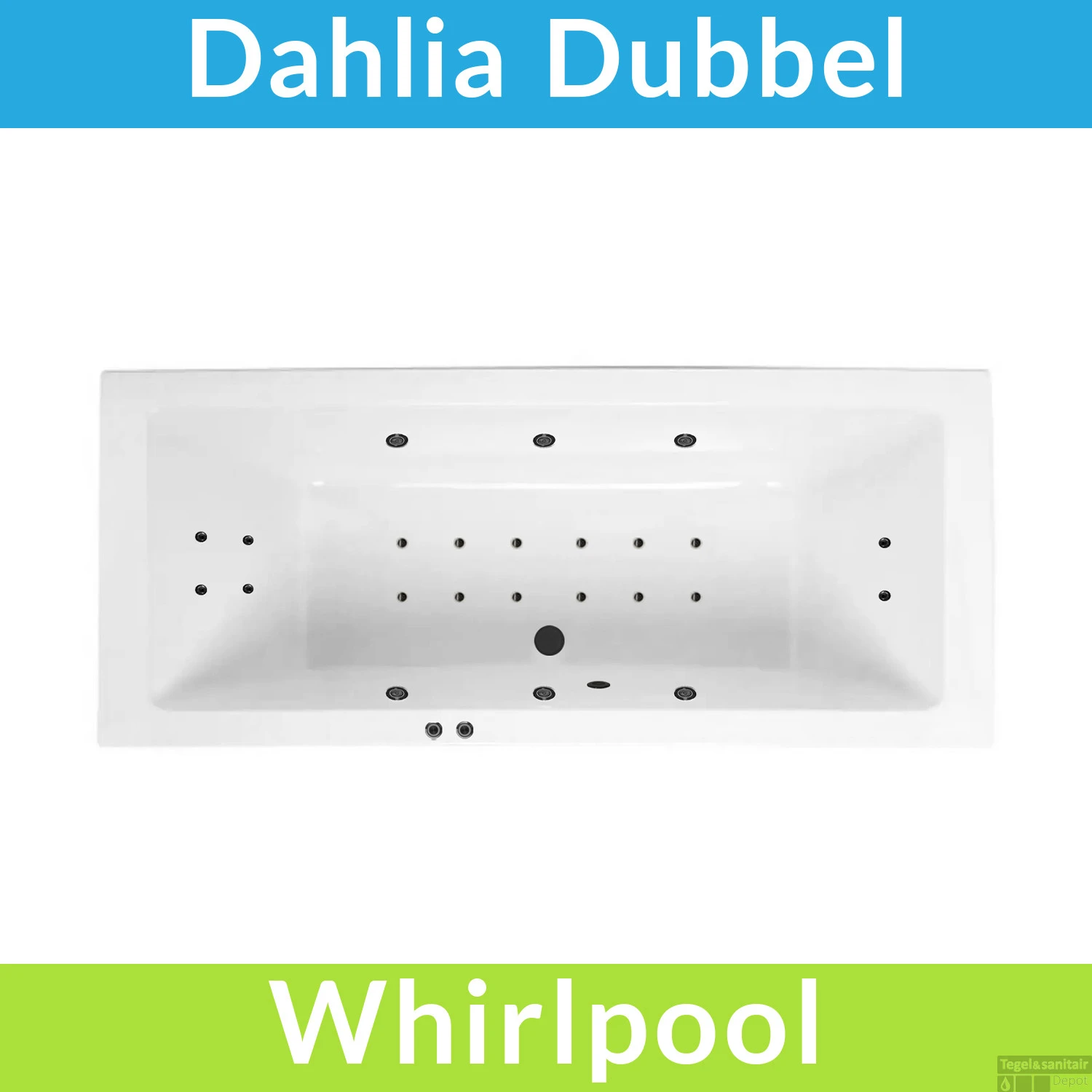 Whirlpool Boss & Wessing Dahlia Jetline180x80 Cm Dubbel Systeem Black Tin 1 Whirlpool Boss & Wessing Dahlia Jetline180x80 Cm Dubbel Systeem Black Tin