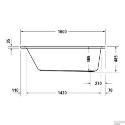 Whirlpool Duravit D-Neo Inbouw 160x70x48.5 Cm Wit -Thuis Badkamer whirlpool duravit d neo inbouw 160x70x48.5 cm wit tech2