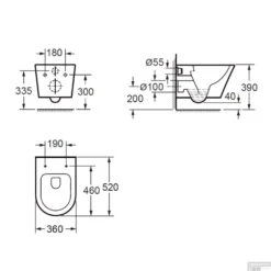 Geberit UP320 Toiletset Set45 Wiesbaden Vesta Rimless Mat Zwart Met Matzwarte Drukplaat 16 Geberit UP320 Toiletset Set45 Wiesbaden Vesta Rimless Mat Zwart Met Matzwarte Drukplaat -Thuis Badkamer wiesbaden vesta rimless mat zwart 32.3419 tech 1 7