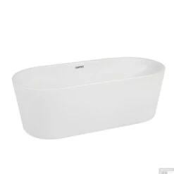 BWS Vrijstaande Whirlpool | Orea | 178x80x60cm | Lucht | Glans Wit (afvoer Optioneel) -Thuis Badkamer wporea17880enkelb vrijstaande whirlpool bws orea 178x80x60 cm luchtsysteem glans wit afvoer optioneel shop