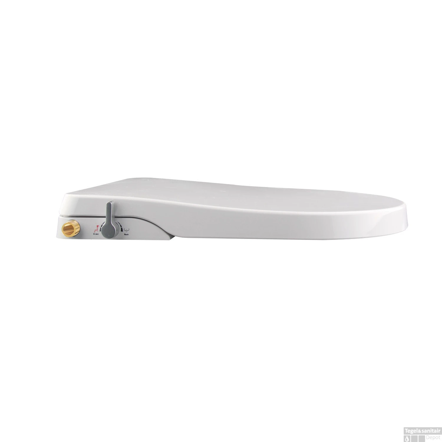 BWS Douche WC Zitting Luxe Stroomloos Met Sproeier Wit 3 BWS Douche WC Zitting Luxe Stroomloos Met Sproeier Wit - Afbeelding 3